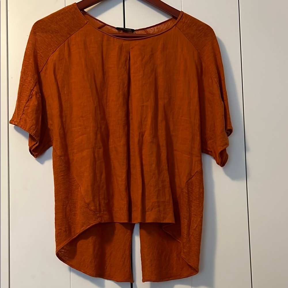 Massimo Dutti Orange Women's Top